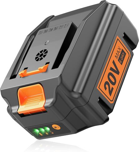 2 Packs 40V 3Ah Replacement Battery for Worx 40V Battery WA3580 - Compatible with Worx 40 Volt Cordless Tools WG180 WG280 WG380 WG580 & Charger WA3747 WA3877 (Not Fit 2x20V Tools) in Kuwait