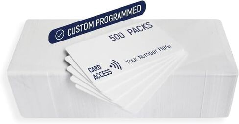 Custom Prox Cards for HID Access Control Standard 37 bit H10304 Format. Replaces HID 1386 ISOProx II. Choose Your Facility Code & Range (100) in Kuwait