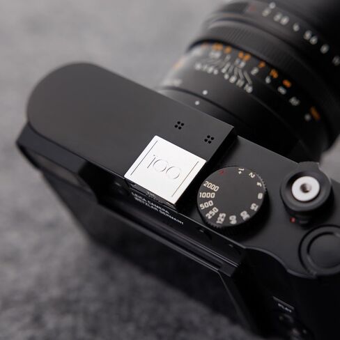 Upgraded Q3 43 Metal Hot Shoe Cover Protector Cap with Full-Coverage Design Special Designed for Leica Q3 43 /Q3 Digital Camera , Aluminum Alloy Q3 43 Hotshoe Cover with Silicone Cushion - Red in Saudi Arabia