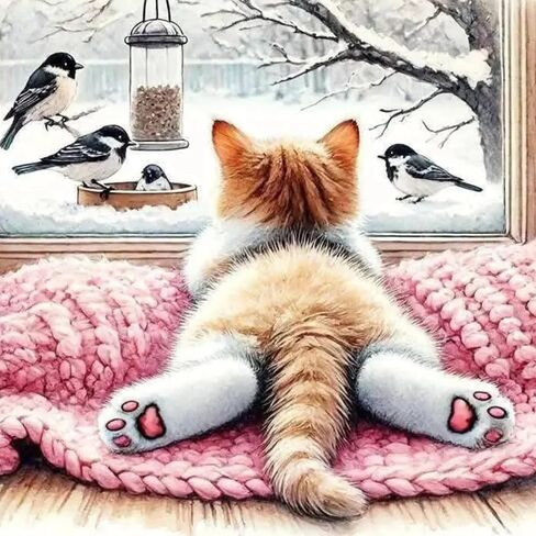 طبقات المرتفعات والفن الماسي للبالغين للبالغين - مجموعات الطلاء الماس للبالغين المبتدئين ، DIY 5D Full Drill عباد الشمس الجوهرة للفنون المنزلية ديكور 14 × 14 بوصة in Kuwait