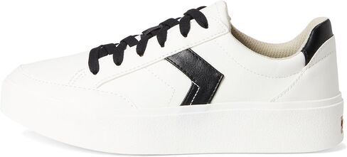 Dr. Scholl's Shoes Women's Madison Lace Sneaker, White Gold, 8.5 in Saudi Arabia
