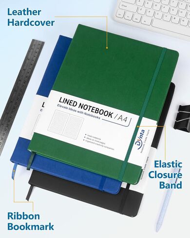 5 أجهزة الكمبيوتر المحمولة للمجلة Gack Hardcover Journal للعمل 320 صفحة A5 المجلات السميكة 5.8 × 8.4 بوصة 100 GSM Paper College المحكم للكتابة ، والدوار ، وأخذ الملاحظات. in Kuwait