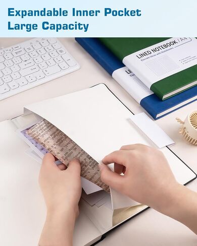 5 أجهزة الكمبيوتر المحمولة للمجلة Gack Hardcover Journal للعمل 320 صفحة A5 المجلات السميكة 5.8 × 8.4 بوصة 100 GSM Paper College المحكم للكتابة ، والدوار ، وأخذ الملاحظات. in Kuwait