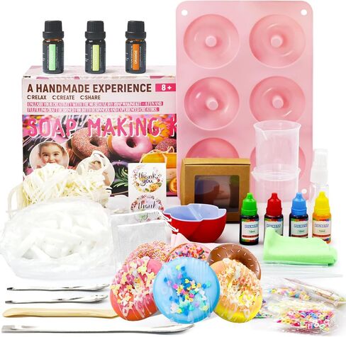 Whiztoys Soap Make Moundies ، مجموعات الحرف اليدوية للبالغين والأطفال ، مجموعة المبتدئين DIY تحتوي in Kuwait