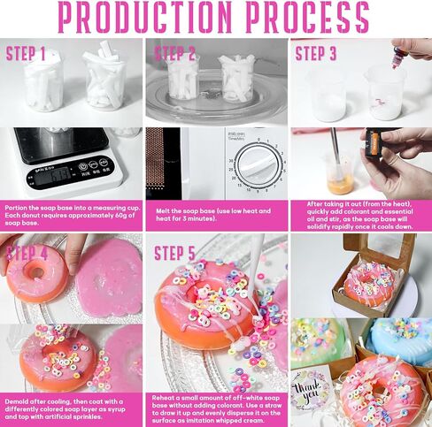 Whiztoys Soap Make Moundies ، مجموعات الحرف اليدوية للبالغين والأطفال ، مجموعة المبتدئين DIY تحتوي in Kuwait