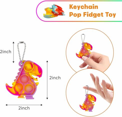 Easter Pop Fidget Toys Bulk Its 24 Pack Easter Party Favors for Kids Easter Egg Fillers Basket Stuffers Mini Pop Keychain It Goodie Bag Stuffers Fidgets for Classroom Prizes Kids Party Supplies Gifts in Kuwait