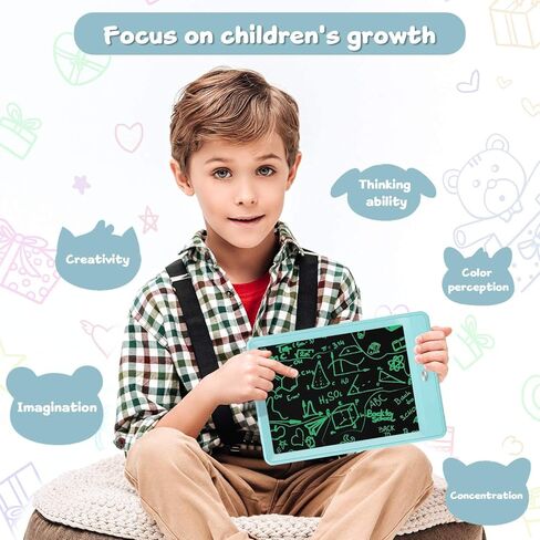 Bravokids 10inch LCD كتابة الكمبيوتر اللوحي للأطفال ، ألعاب الأطفال الصغار الملونين ، لوحة تعليمية ، مواهب عيد الميلاد ، هدايا عيد ميلاد الأولاد ، هدايا عيد ميلاد الأولاد. in Kuwait