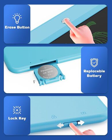 Bravokids 10inch LCD كتابة الكمبيوتر اللوحي للأطفال ، ألعاب الأطفال الصغار الملونين ، لوحة تعليمية ، مواهب عيد الميلاد ، هدايا عيد ميلاد الأولاد ، هدايا عيد ميلاد الأولاد. in Kuwait