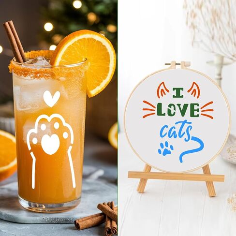 64pcs الإستنسل للطلاء على الخشب ، الحرف اليدوية القابلة لإعادة الاستخدام ، قوالب رسم ، 3 بوصات للزخرفة الحرف ، وورق الحائط مجموعة لاتحاد صخري صخري DIY Canvas Decor in Kuwait