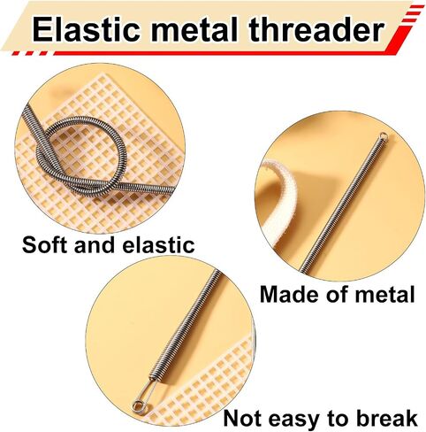 4pcs أداة Threader Threader الرباعية ، حبل الخيوط مقطع المعادن مرنة السحب مرنة سلسلة ترابط الأداة لخيوط البديل للسترات الوراثة سراويل السترات المعطف in Saudi Arabia