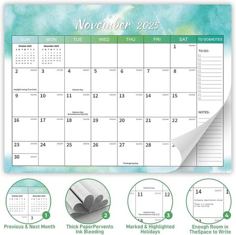 التقويم 2025-2026 ، التقويم المغناطيسي للثلاجة-تقويمات الثلاجة من يوليو 2025 إلى ديسمبر 2026 ، 15 "x12" ، تصميم المساحات الخضراء ، ورق سميك ، تنظيم سهل للمطبخ والمنزل والمكتب in Kuwait