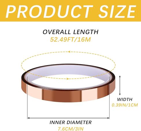 6 PCs 10mm x33m (108ft) شريط تسامي يصل إلى 250 ℃ (480 فهرنهايت) للانتقال الحراري مقاوم للحرارة ارتفاع درجة الحرارة اللصق للحسارة لا توجد لوحات لحام البقايا in Kuwait