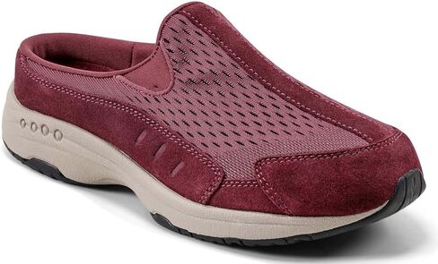 Easy Spirit Women's Traveltime675 Mule, Dark Grey Suede Multi, 8 X-Wide in Saudi Arabia