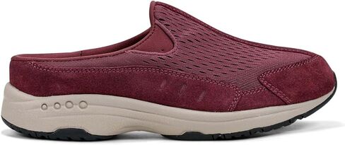 Easy Spirit Women's Traveltime675 Mule, Dark Grey Suede Multi, 8 X-Wide in Saudi Arabia