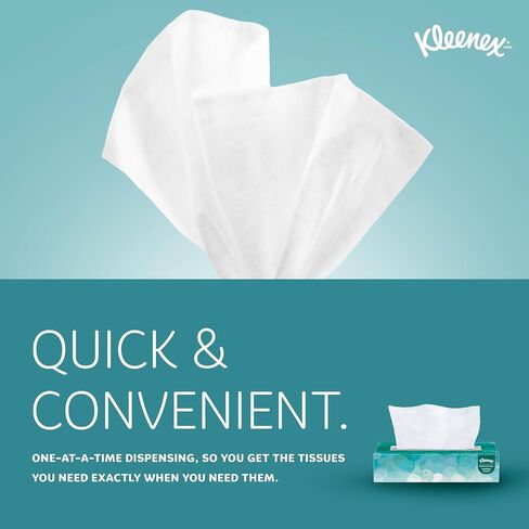 Kleenex Professional Facial Tissue ، Bulk (13216) ، تنسيق محاصر مسطح ، مصمم للأعمال (100 أنسجة/صندوق ، 60 صندوقًا ، 6000 ورقة/حالة) in Saudi Arabia