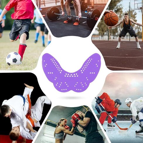 Sports Mouth Guard, EVA Boxing Athletic Mouthguards Shock Mouth Guards Protector Tool for Boxing, Basketball, Soccer, Hockey, Lacrosse, Taekwondo, Football(Black) in Saudi Arabia