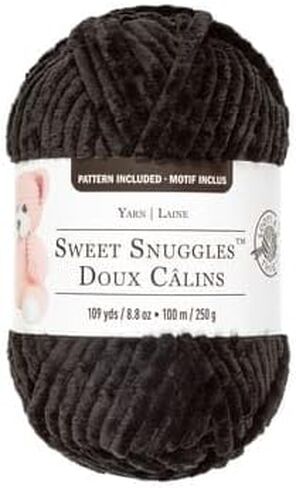 Loops & Threads Sweet Snuggles Yarn - Solid Yarn for Knitting, Crochet, Weaving, Arts & Crafts - Silver, Bulk 18 Pack in Saudi Arabia