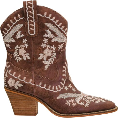 Corkys Footwear Women's Let Go Girls 2.75 بوصة أحذية ذات الكعب-تتميز بسحاب جانبي كامل ، وعلامة تبويب ، ومعرفات ملطخة طوال اليوم in Saudi Arabia