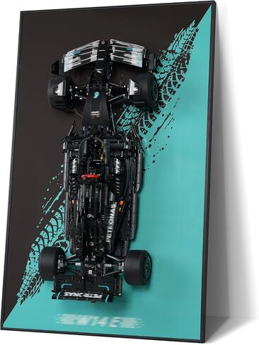 عرض لوحة الحائط لأبطال Lego Speed ​​Champions Ultimate Formula 1 Collector's Pack ، Mount Wall for F1 Model Car Kit (السيارة غير المشمولة) لتوفير الفضاء سهلة التجميع الإبداعية المنزل in Saudi Arabia