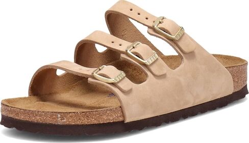 Birkenstock Women's Florida SFB Nubuck Midnight 41 N in Saudi Arabia