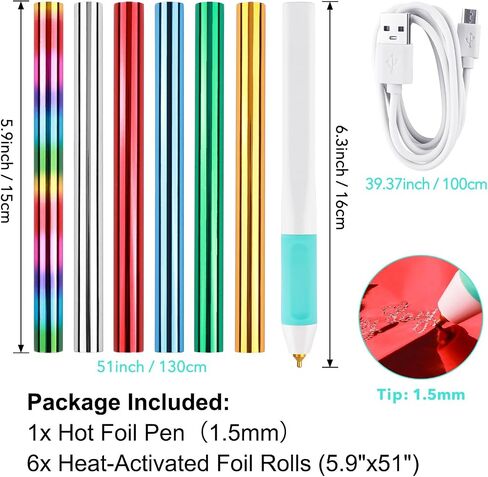 مجموعة حروف الساخنة لفة وأقلام إحباط ساخنة ، إحباط Quill starter USB FOIL FOIL PEN للاطلف in Saudi Arabia
