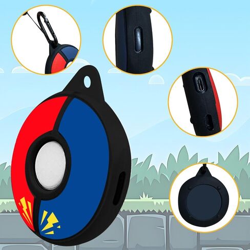 علبة حماية من السيليكون للكوك Go Plus + (2023) مع حزام مفاتيح ورسغ ، قذيفة غلاف الجلد الناعم - أبيض in Kuwait