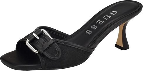 Guess Women's DISTA Wedge Sandal, Dark Blue Logo 401, 9 in Saudi Arabia