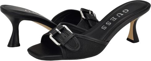 Guess Women's DISTA Wedge Sandal, Dark Blue Logo 401, 9 in Saudi Arabia