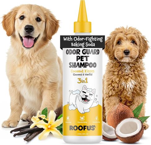 شامبو Drowus Dog 1 Pack - تحاضن شامبو الحيوانات الأليفة البروبيوتيك لإزالة الروائح الكريهة والحكة - شامبو الكلب Hypoallergenic للالتهابات الجلد - شامبو الحيوانات الأليفة يساعد على التخلص من لوازم الاستمالة والاستمالة in Kuwait