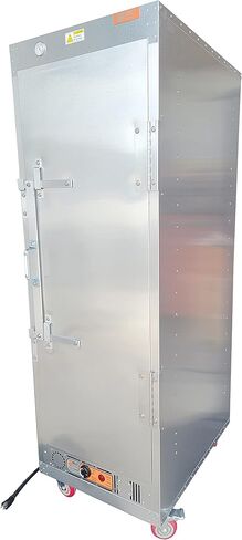 HeatMax 4 Foot Commercial Electric Food Warmer Holding Cabinet for 9 Full Size Sheet Pans, Churches, Schools, Catering, Can Be Used as a Basic Proofer, Made in USA with Service and Support, 120V Plug in Kuwait