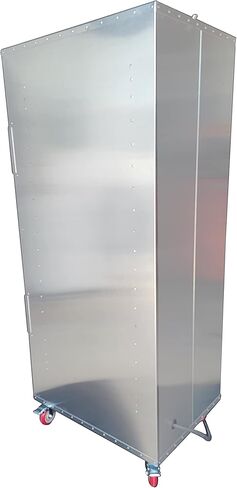 HeatMax 4 Foot Commercial Electric Food Warmer Holding Cabinet for 9 Full Size Sheet Pans, Churches, Schools, Catering, Can Be Used as a Basic Proofer, Made in USA with Service and Support, 120V Plug in Kuwait