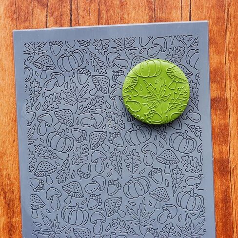Arbuya Polymer Clay Sunflower Texture Sheets for Earring Jewelry Making, Clay Floral Texture Mat for Polymer Clay Projects Polymer Clay Stamps Earrings Tools in Saudi Arabia