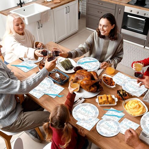 96pcs الكلب الأزرق الكلب عيد ميلاد سعيد لوازم لوحات كرتون جرو الورق والمناديل التي يمكن التخلص منها باو أدوات المائدة الأدوات الأدوات المائدة لمكانة للأطفال ديكورات الحفلات تفضل دش الطفل خدمة 24 in Kuwait