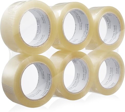 شريط التعبئة Craton Sure -Max Premium 1.8 Mil 330 قدم (110 ياردة) - Clear - 4 حالات (إجمالي 144 لفائف) in Kuwait