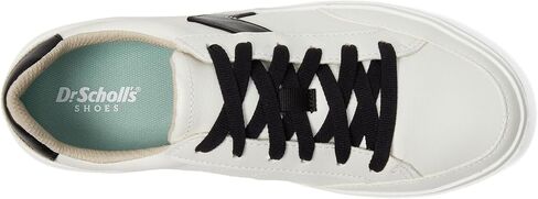 Dr. Scholl's Shoes Women's Madison Lace Sneaker, White Gold, 8 Wide in Saudi Arabia