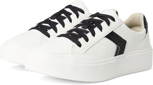 Dr. Scholl's Shoes Women's Madison Lace Sneaker, White Gold, 8 Wide in Saudi Arabia