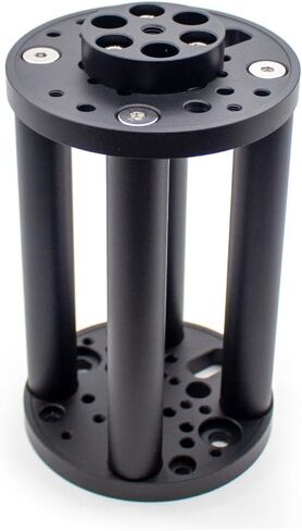 iDili Telescope Equatorial Mount Extension Column TC40 | Universal Riser Adapter for EQ3/EQ5/EQ6/GEM45/CEM40 Mounts (Black) in Saudi Arabia