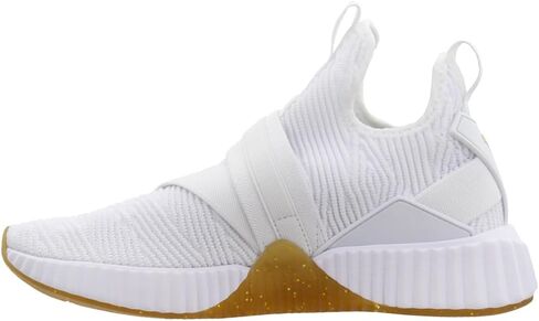 PUMA Women's Defy Mid Sneaker ، Gold Puma White-Metallic Gold ، 9 in Kuwait
