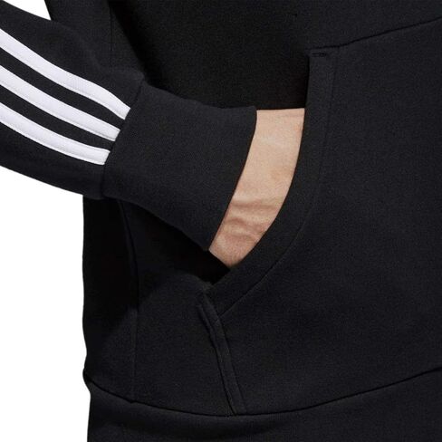 adidas Men's Essentials 3-Stripe Full Zip Fleece Hoodie in Saudi Arabia