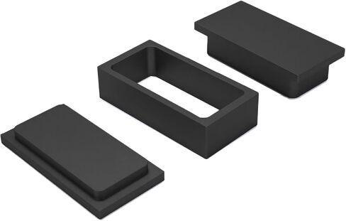 Pre-Press Mold 6061 Aluminium Mould(Ship from USA Warehouse) (Silver, 3x5inch) in Kuwait