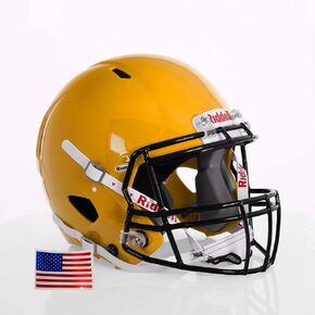 Riddell Speed ​​Victor I-Youth W/Black S-2BD-HS4-1P + US Helment Flag Scal-Green Gridiron in Kuwait