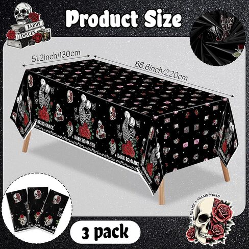 Frappe Coffee Party Tablecloths - 3Pcs Frappe Birthday Table Covers, Coffee Themed Party Decorations Plastic Disposable Rectangular Table Cloth Decor for Birthday Afternoon Tea in Kuwait