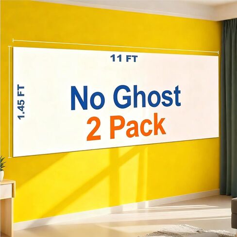 Nortix Whiteboard Wallpaper, Whiteboard Contact Paper, White Board Sticker, Stain-Proof, Super Sticky Peel and Stick Dry Erase Roll for School/Office/Home, 1 Piece (1.45x11ft) in Saudi Arabia