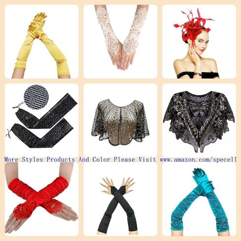 Specell طويل الدانتيل أصابع قفازات النساء أصابع قفازات برباط الزفاف حفل زفاف زي الاكسسوارات الأزهار قفازات الكوع in Kuwait