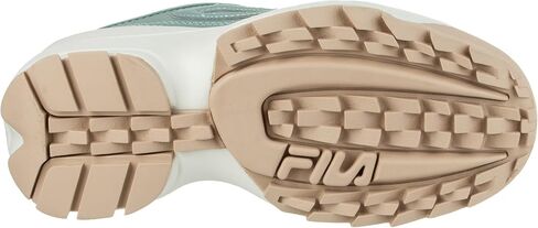 Fila Women's Disruptor Ii Wedge Sneaker, 063 Glacier Gray/Monument/White, 8 in Saudi Arabia
