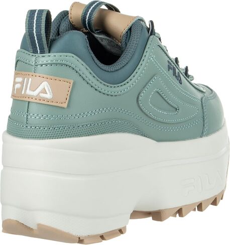Fila Women's Disruptor Ii Wedge Sneaker, 063 Glacier Gray/Monument/White, 8 in Saudi Arabia
