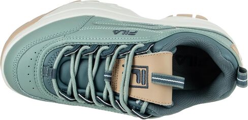 Fila Women's Disruptor Ii Wedge Sneaker, 063 Glacier Gray/Monument/White, 8 in Saudi Arabia