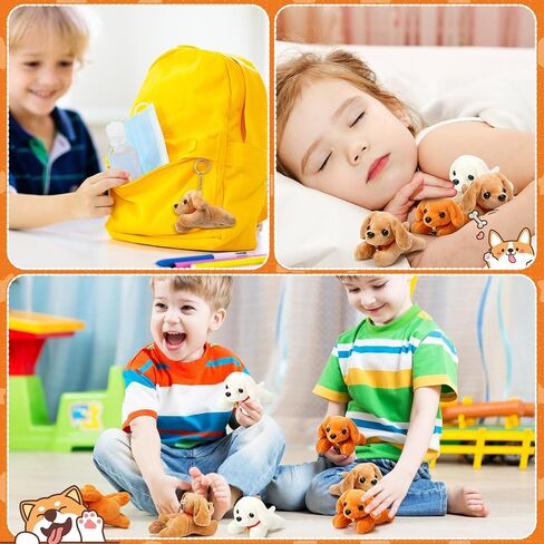 sosation 20 pcs mini plush محشوة جرو بالجملة الحزب لصالح الهدية لعبة الكلب الناعم أفخم لعيد الفصح goodie الحشو الطالب الطالب عيد ميلاد الطفل العودة إلى المدرسة جائزة الكرنفال in Kuwait