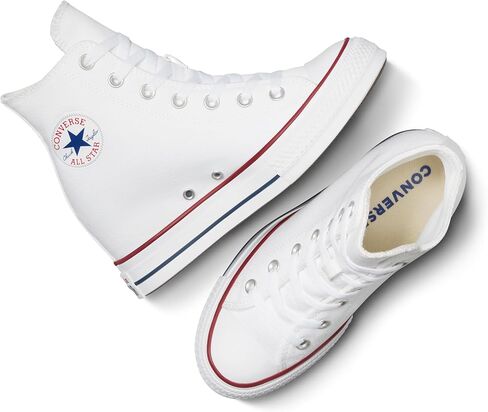 Converse Model Chuck Taylor All Star Wedge Platform Whtred T. 38 ، White ، 8 Au in Kuwait