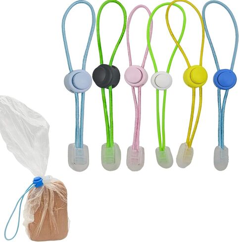 3pcs نمط لطيف قابلة للتعديل مرونة كيس التعادل ، وعلاقات الاستوديو وحزام أدوات السيراميك ， روابط أداة الفخار التي يجب أن يكون لإغلاق كيس السيراميك الفخار (Orange 1) in Kuwait